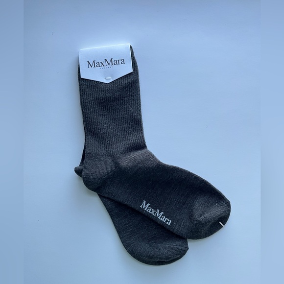 MaxMara Wool Gray Socks - Picture 4 of 6